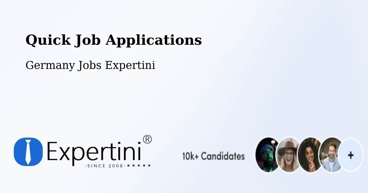 Quick Job Applications - Germany Jobs Expertini