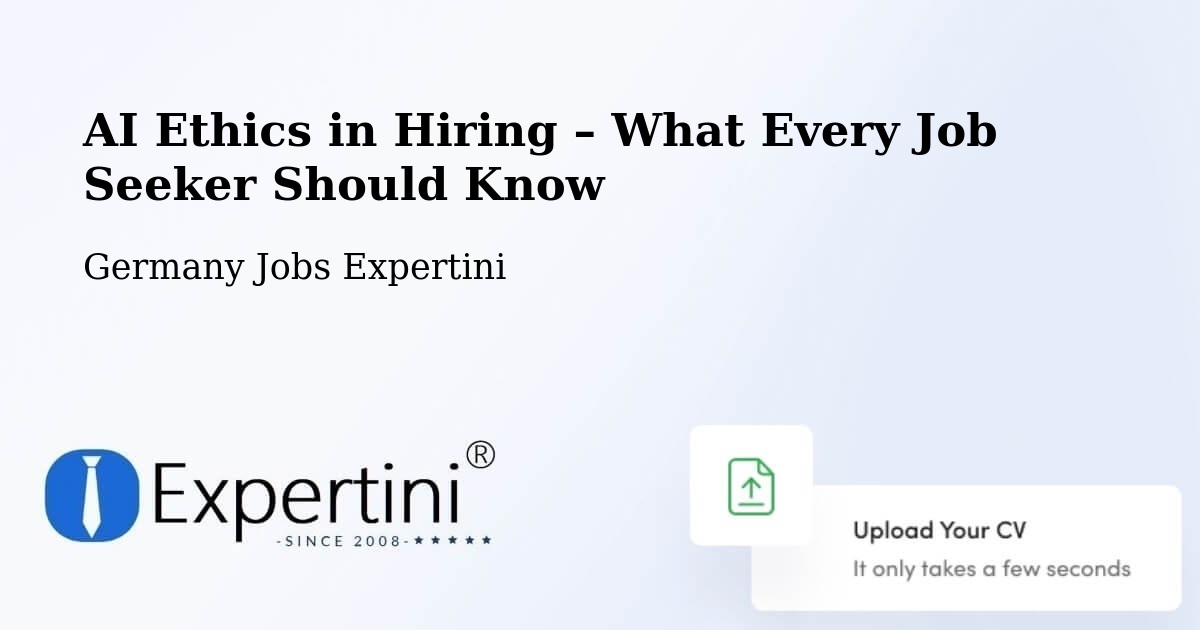 AI Ethics in Recruitment & Hiring – Roding - Roding, Germany Jobs Expertini