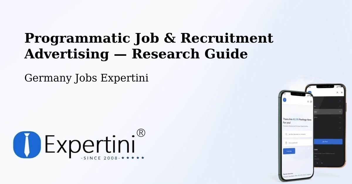 Programmatic Job & Recruitment Advertising — Research Guide – Roding
